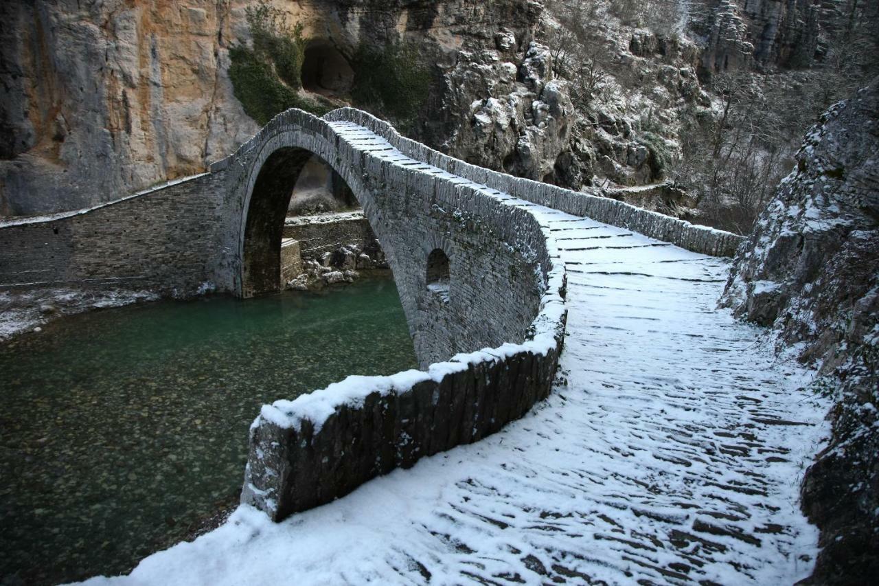 Hostal Amanitis Stone House Kipoi Exterior foto